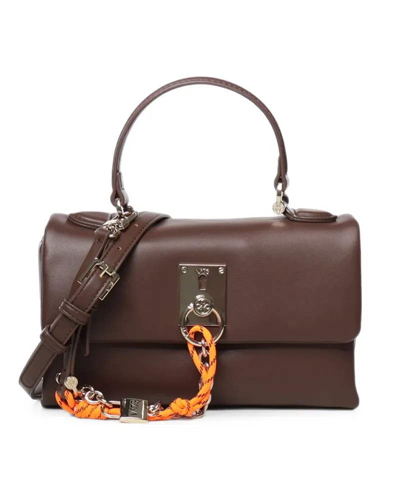 V°73 Alabastro woven-chain tote bag - Braun Braun