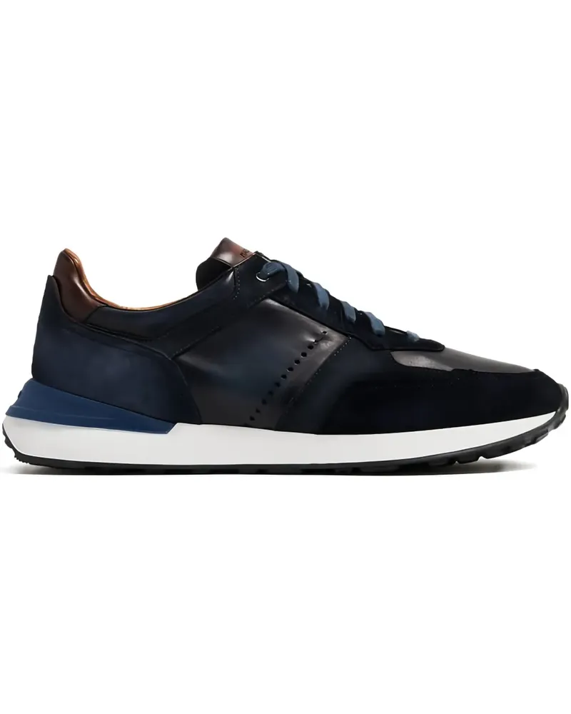 Magnanni Sneakers mit Wildledereinsätzen - Blau Blau