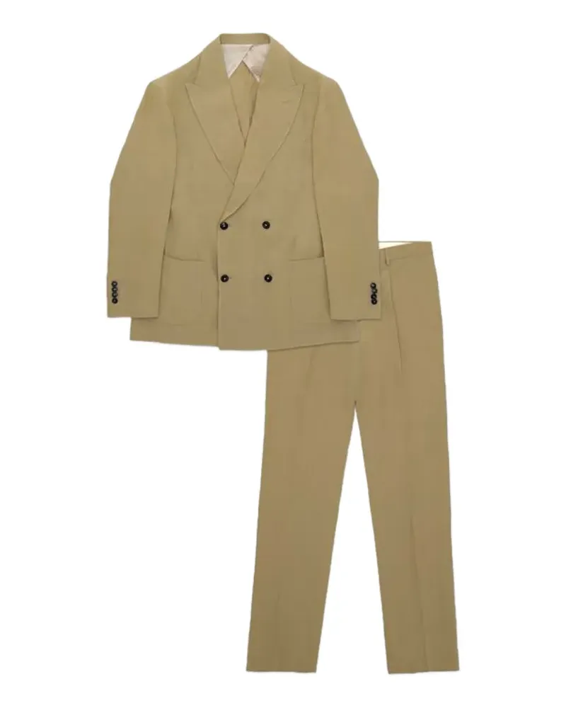 Fortela Marcello double-breasted suit - Nude Nude