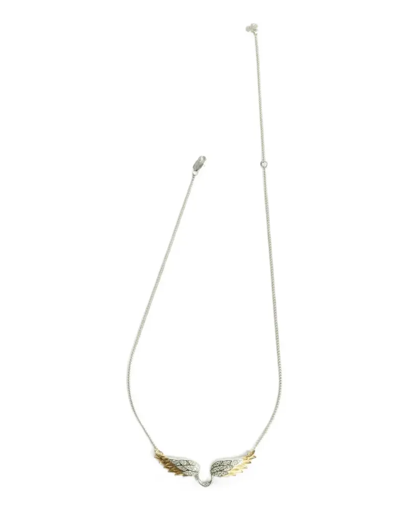 Zadig & Voltaire Rock Feather Halskette - Silber Silber
