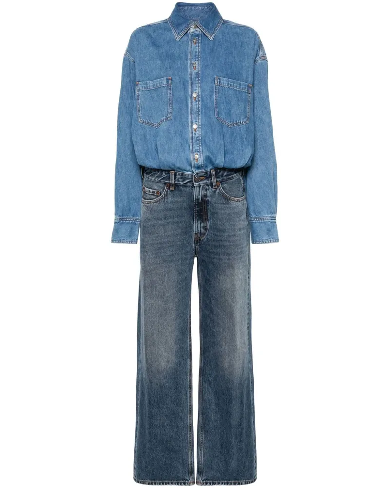 Haikure Jacke mit Einsätzen - Blau Blau