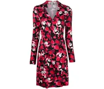 Jeanne Wickelkleid mit Print - Schwarz