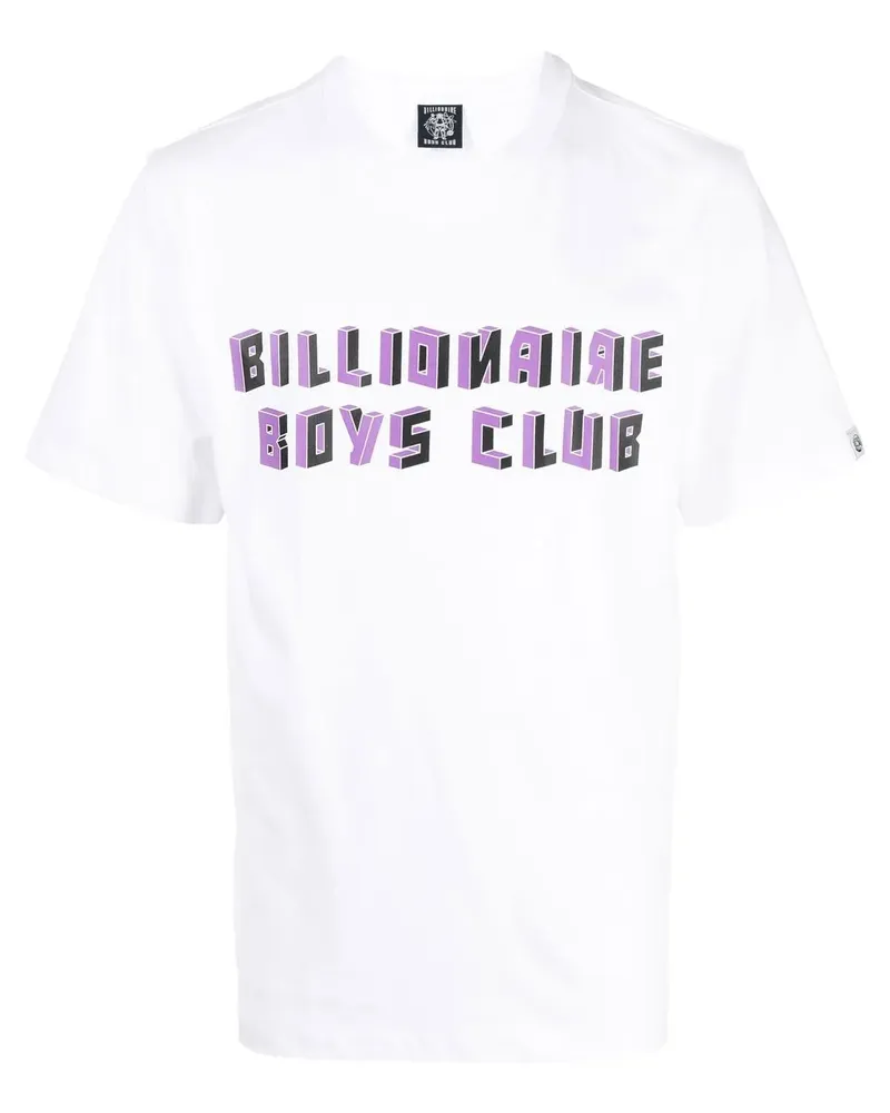 Billionaire Boys Club T-Shirt mit Logo-Print - Weiß Weiß