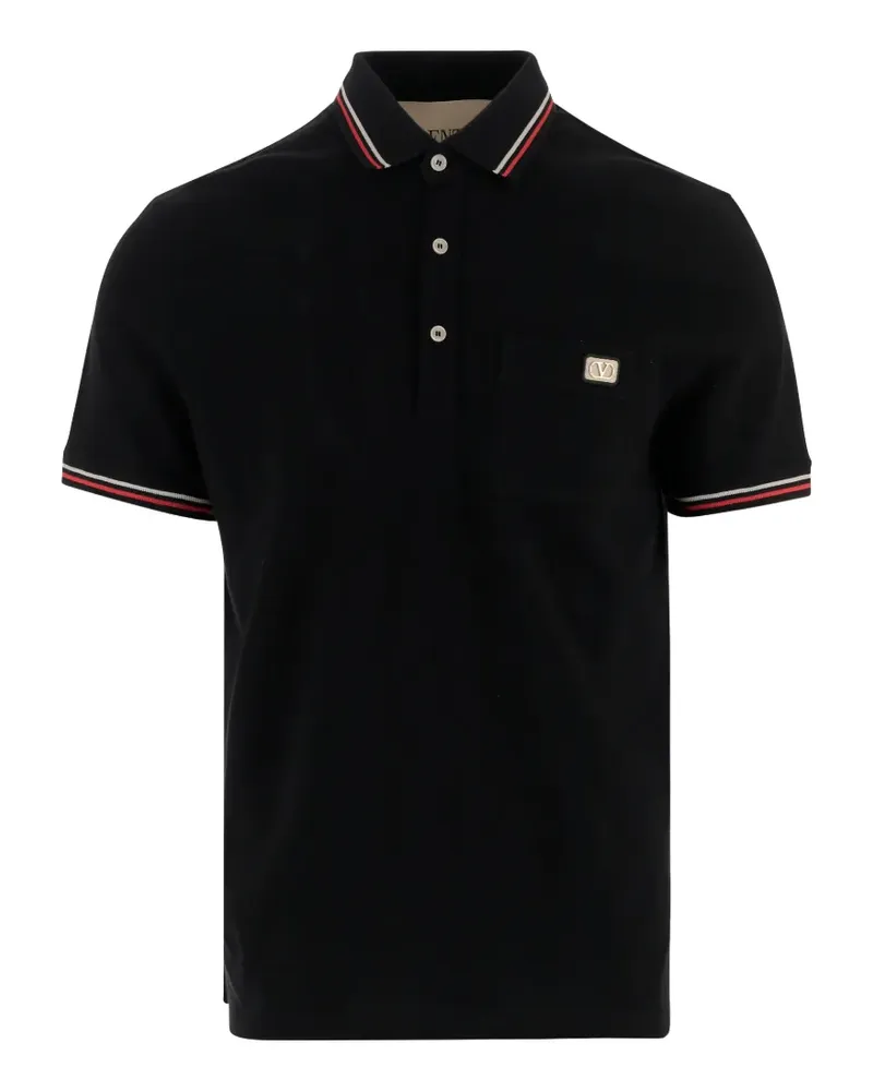 Valentino Garavani cotton polo shirt - Schwarz Schwarz