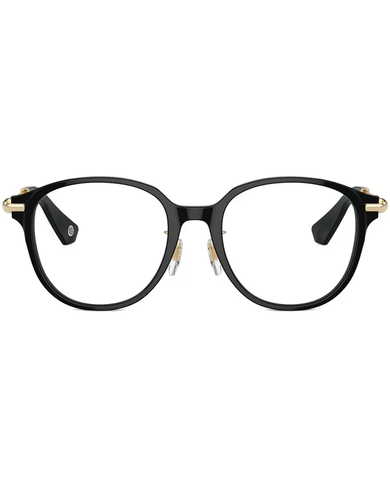 Burberry Brille im Panto-Design - Schwarz Schwarz
