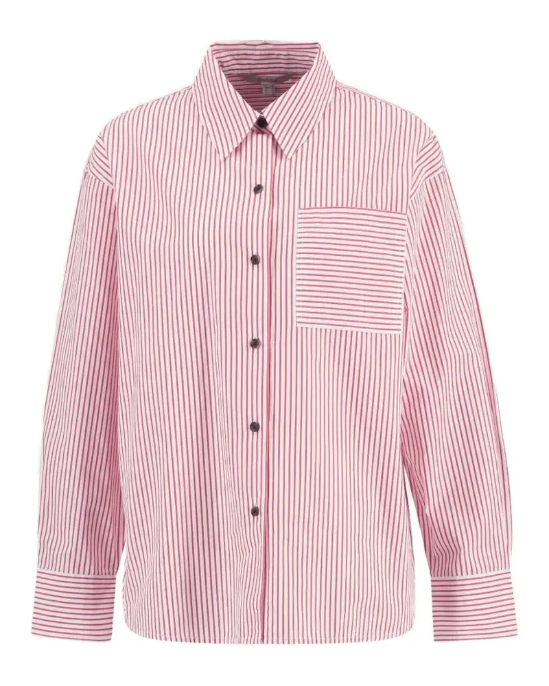 Barbour Polly striped shirt - Weiß Weiß