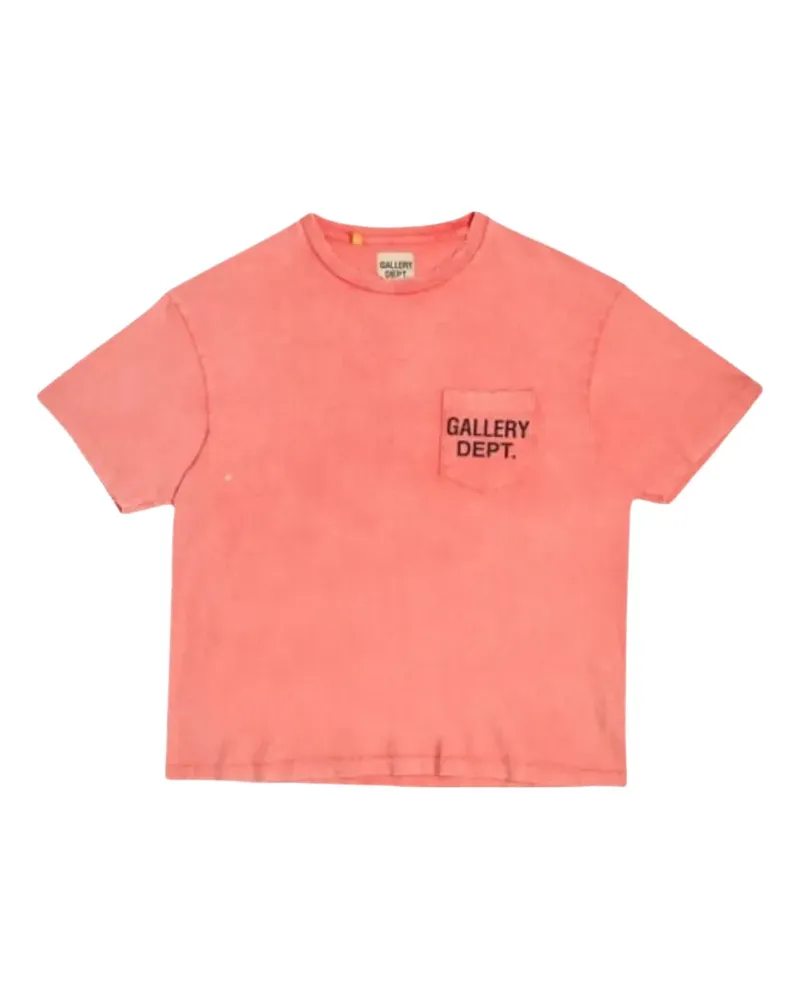 GALLERY DEPT. logo-print pocket T-shirt - Rot Rot