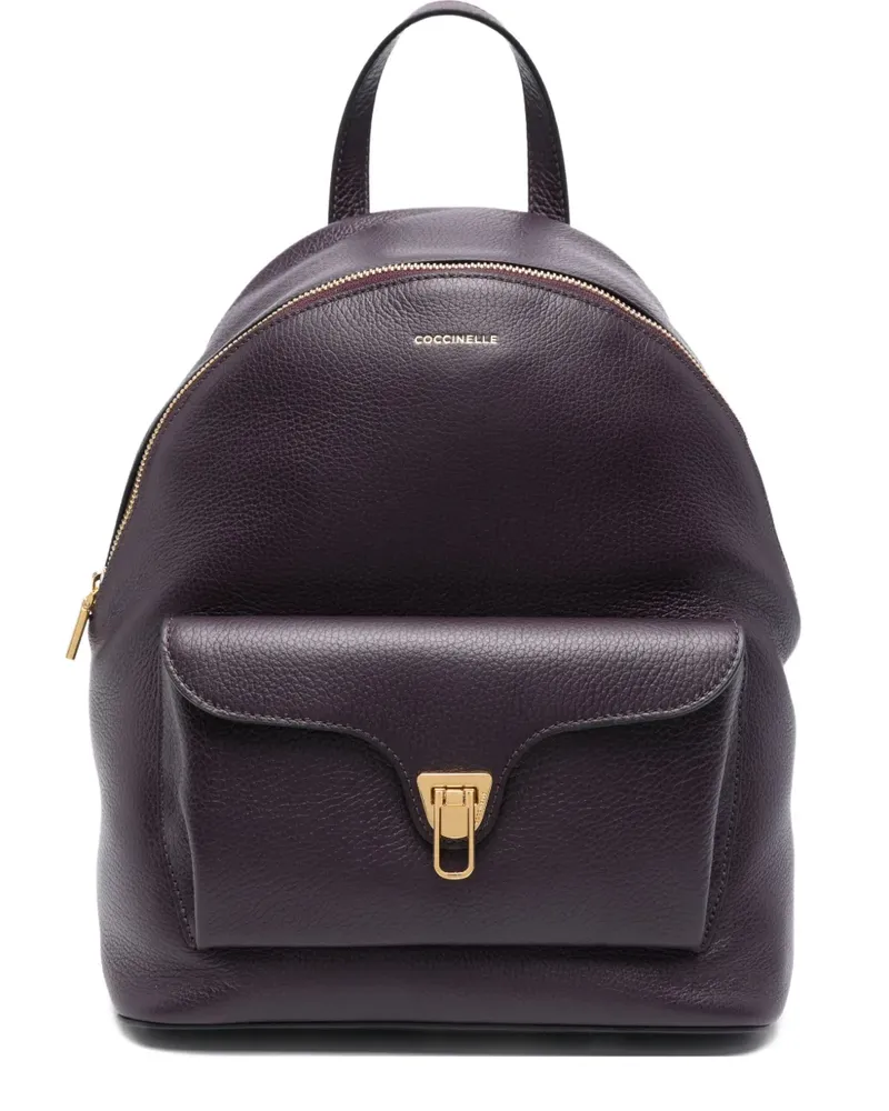 Coccinelle Beat Generation Rucksack aus Leder - Violett Violett