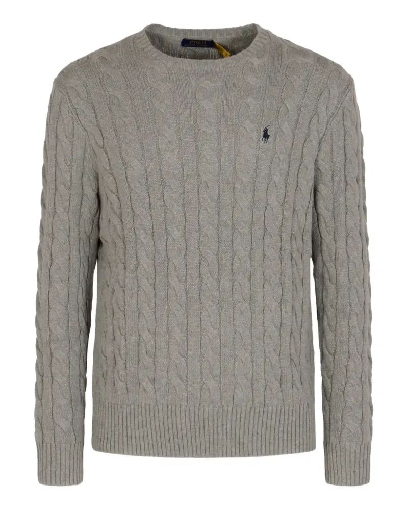 Ralph Lauren cable-knit crew neck sweater - Grau Grau