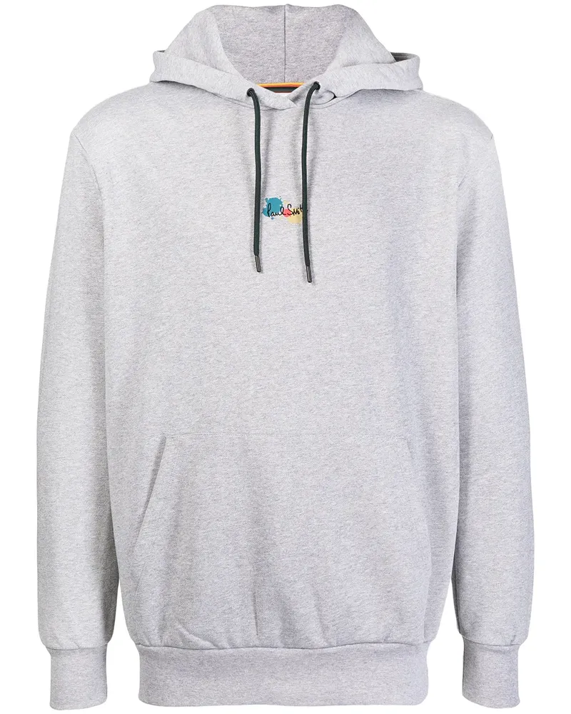 Paul Smith Hoodie mit Farbklecks-Print - Grau Grau