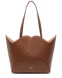 Pinko Heart Shopper Braun