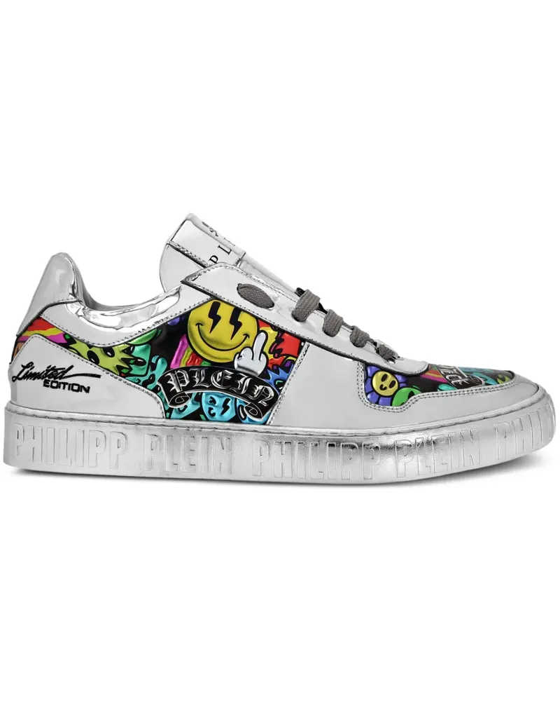 Philipp Plein Sneakers mit verspiegeltem Finish - Grau Grau