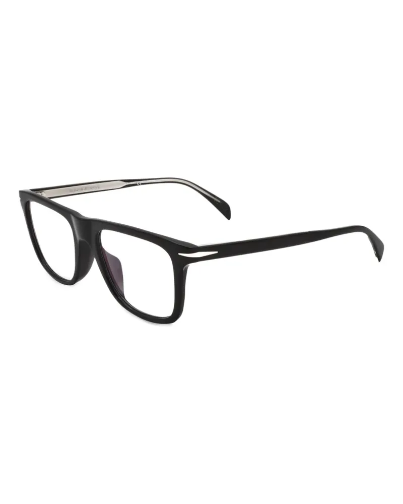 EYEWEAR by DAVID BECKHAM Brille mit eckigem Gestell - Schwarz Schwarz