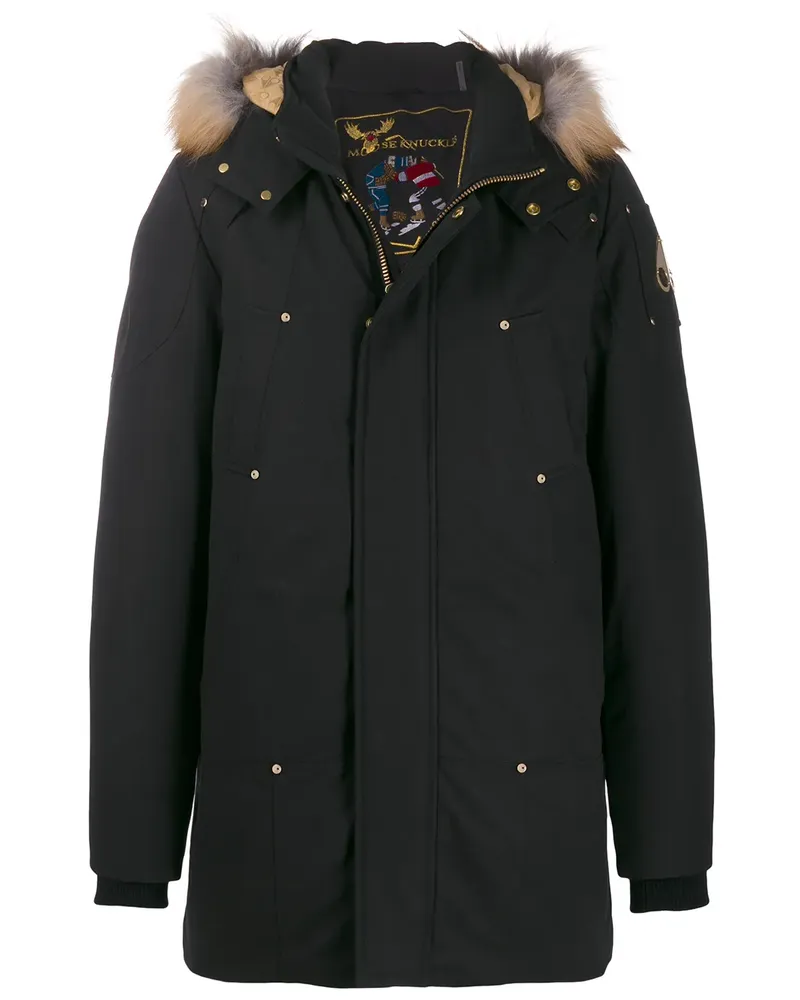 Moose Knuckles Stag Lake' Parka - Schwarz Schwarz