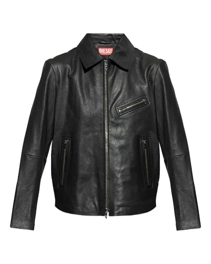 Diesel L-Korn-Wrd jacket - Schwarz Schwarz