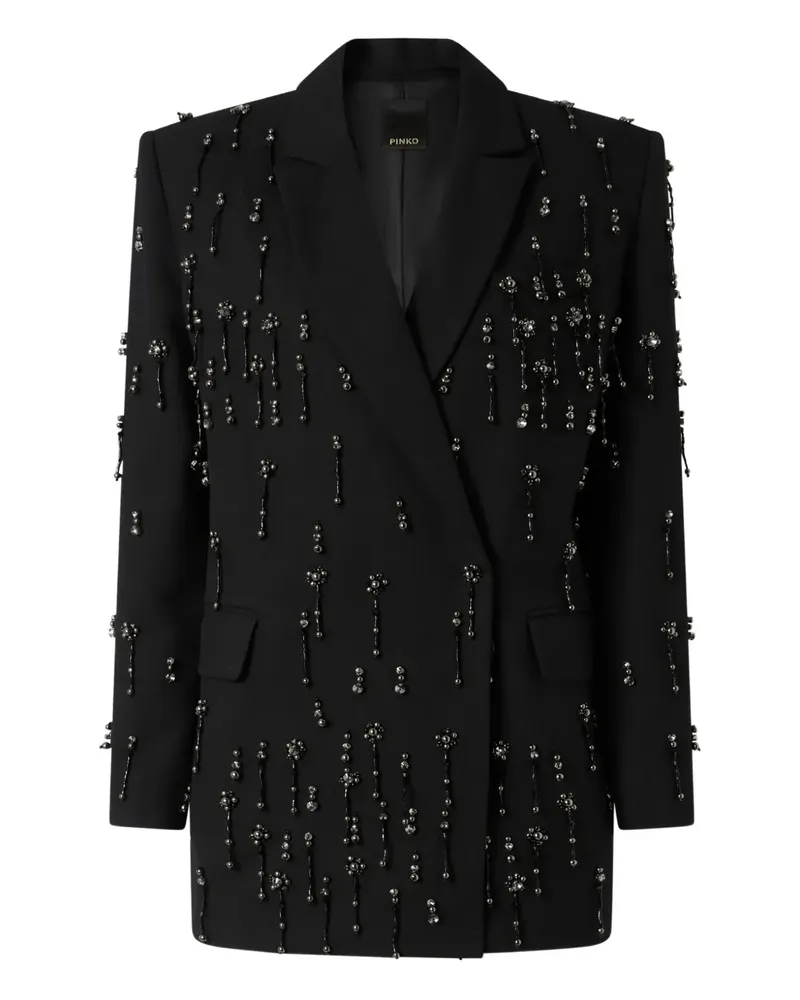 Pinko Doppelreihiger Pallauovo Blazer - Schwarz Schwarz