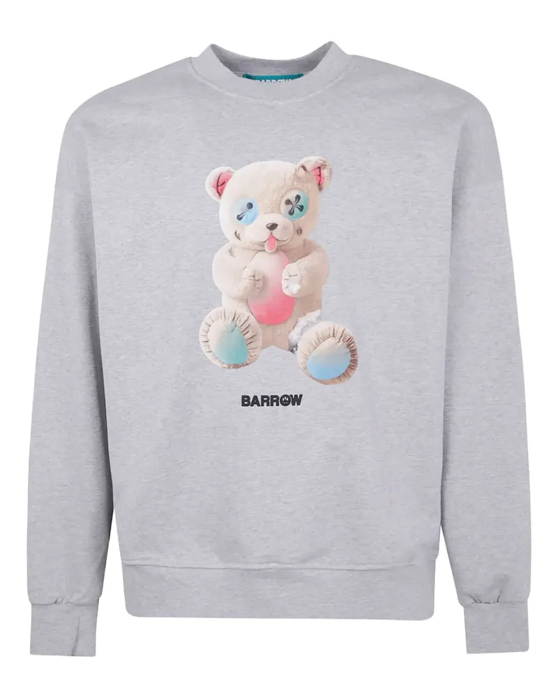 BARROW Sweatshirt mit Teddy-Print - Grau Grau