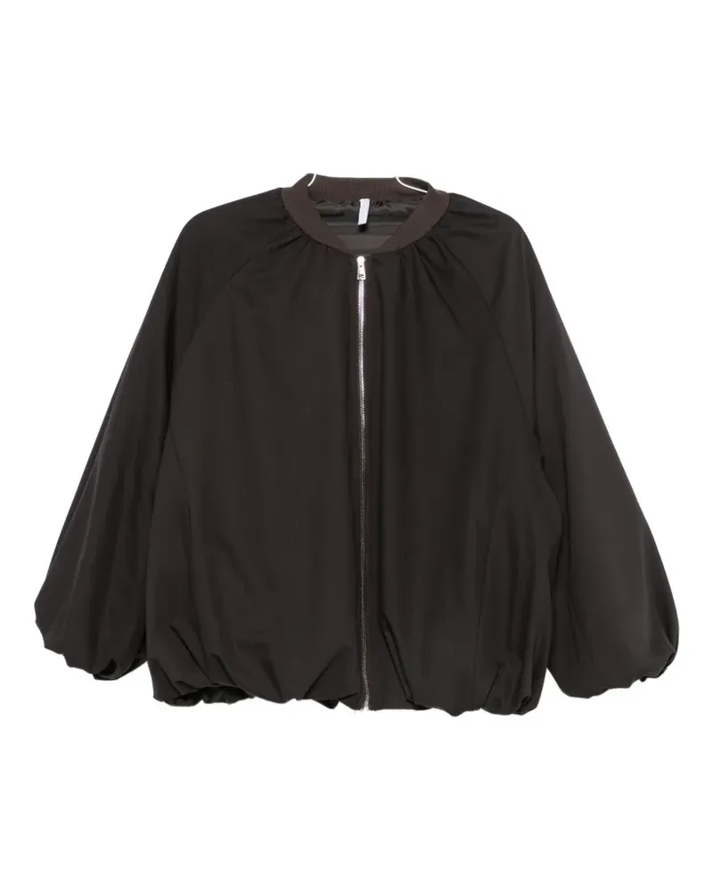 IMPERIAL zip-up puffed-sleeve jacket - Braun Braun