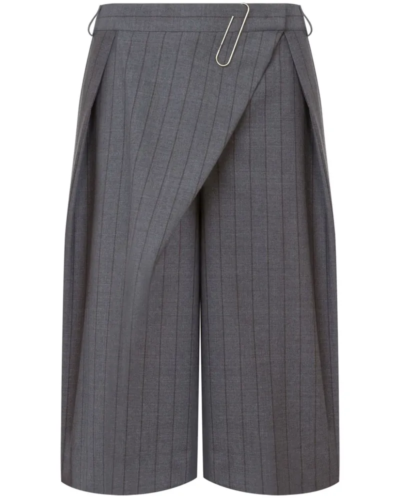 Moschino Shorts im Layering-Look - Grau Grau