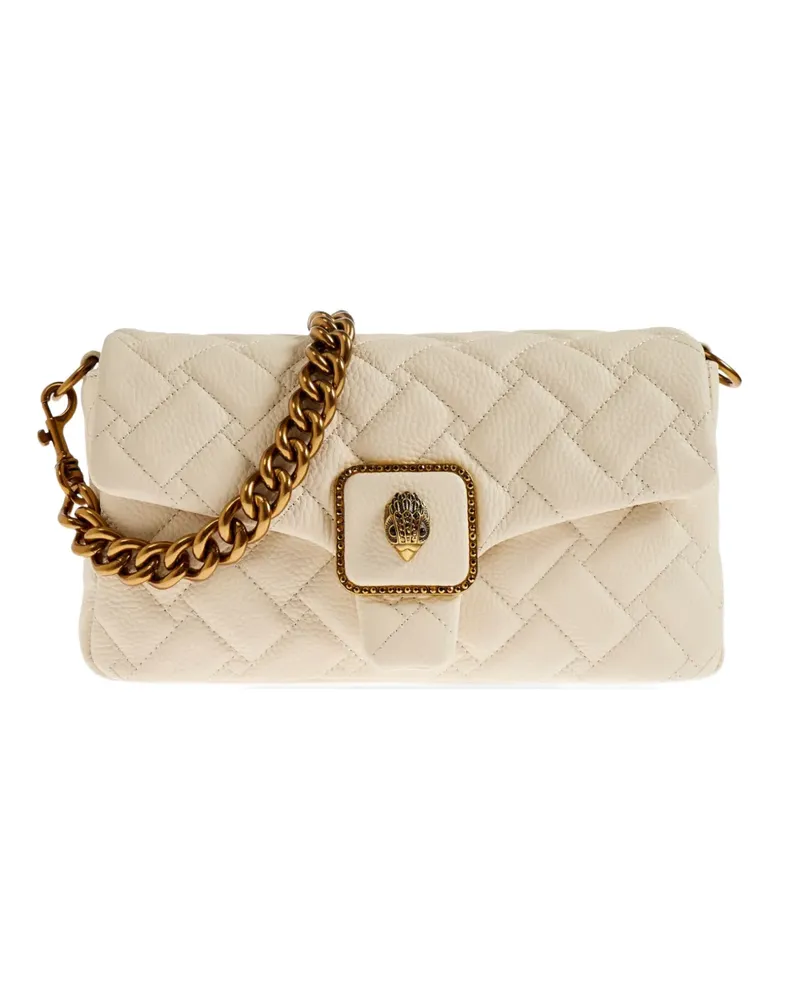 Kurt Geiger quilted chain leather tote bag - Nude Nude