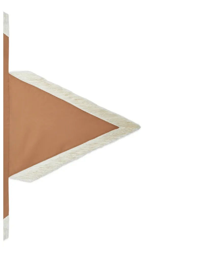 Taller Marmo Bonny fringed headscarf - Braun Braun