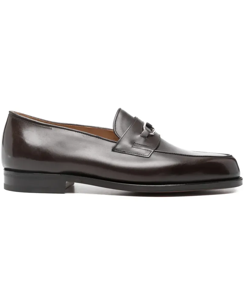 John Lobb leather loafers - Braun Braun