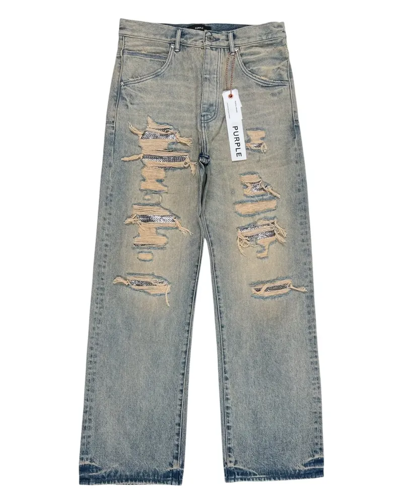 PURPLE BRAND belt-loop jeans - Blau Blau