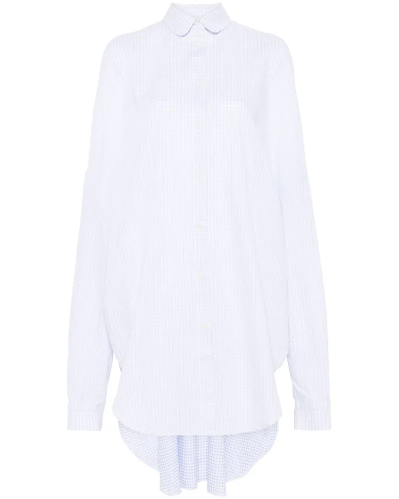 Henrik Vibskov New Bumble Hemd-Minikleid - Blau Blau