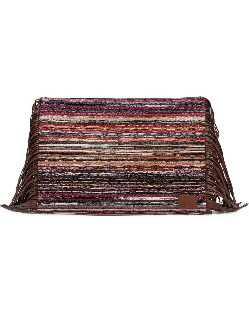 Missoni Clutch mit Fransen - Braun Braun