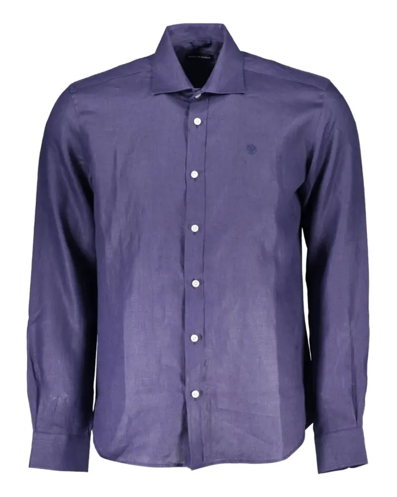 North Sails long-sleeved linen shirt - Blau Blau