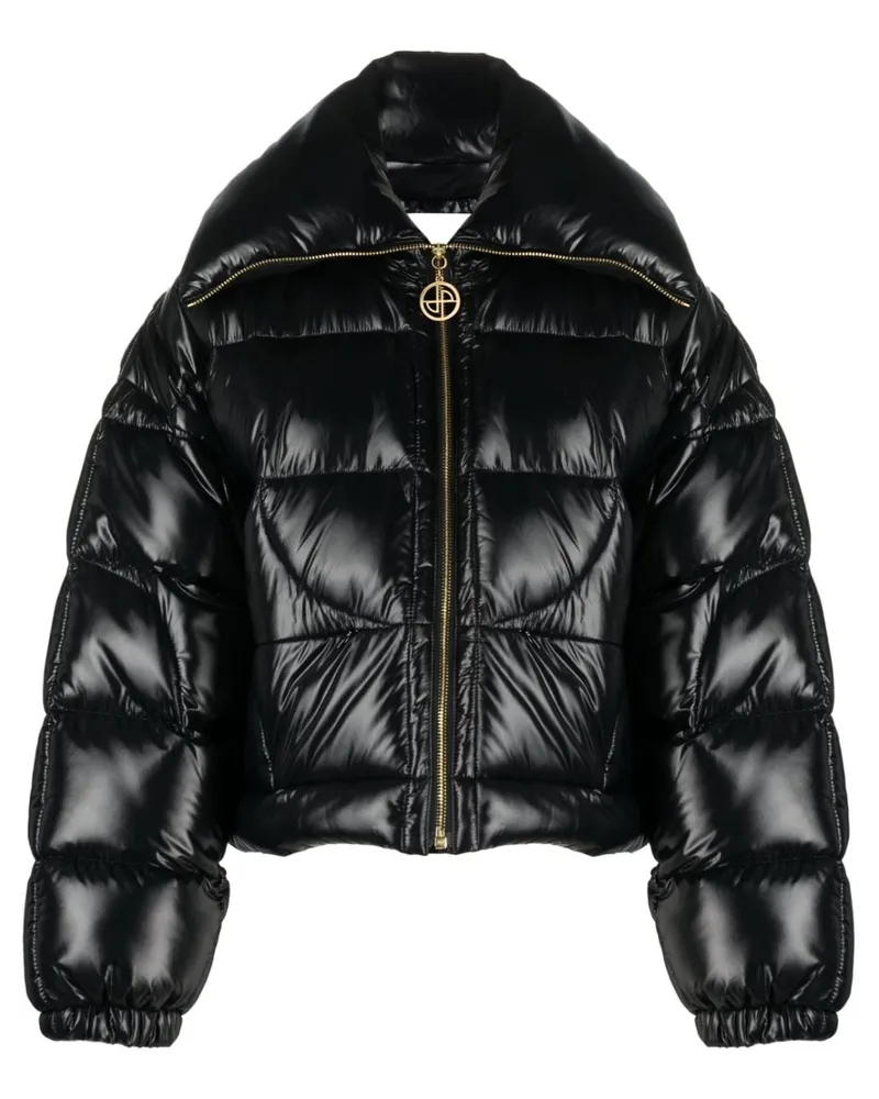 Patou Gefütterte Cropped-Jacke - Schwarz Schwarz