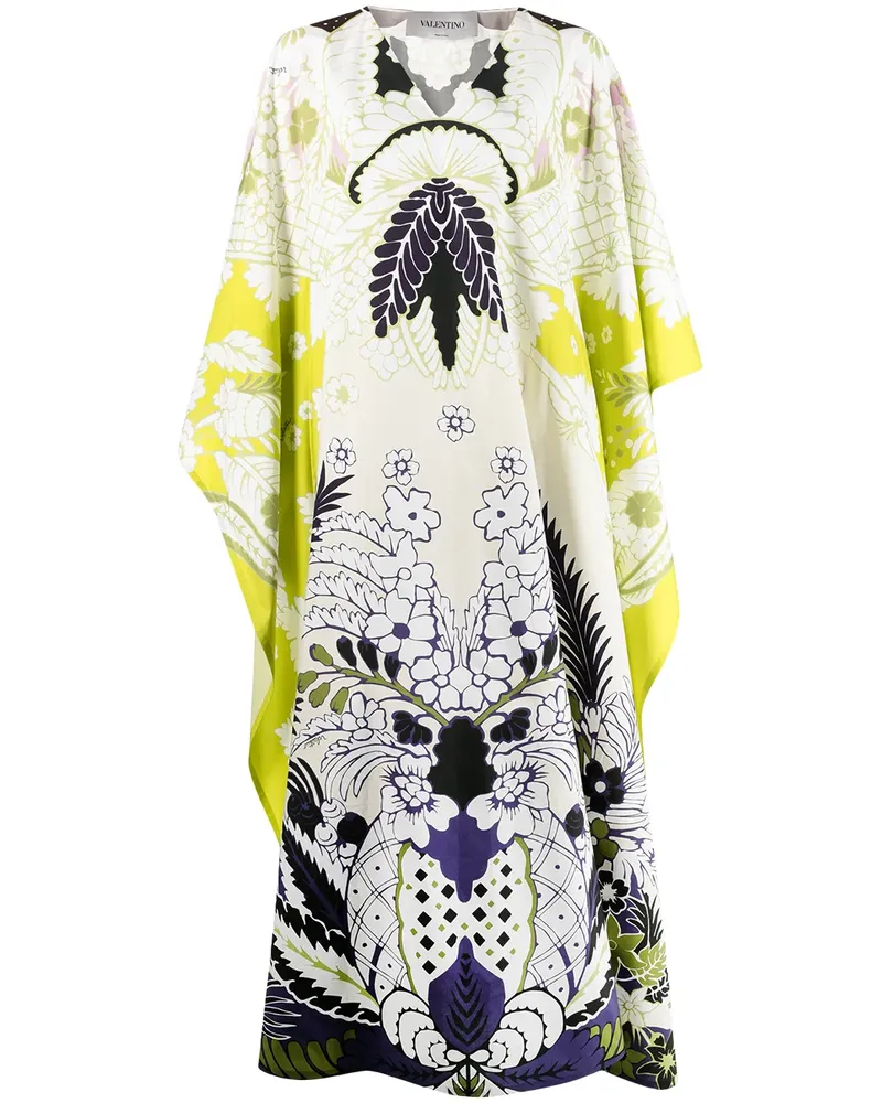 Valentino Garavani World Arazzo Kleid - Weiß Weiß