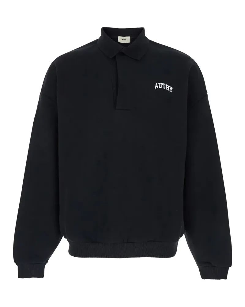 AUTRY College polo sweatshirt - Schwarz Schwarz