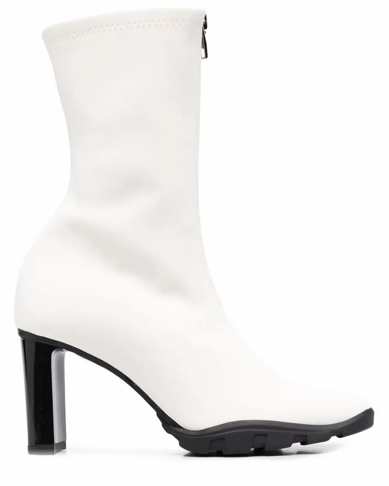 Alexander McQueen Halbhohe Stiefel - Weiß Weiß