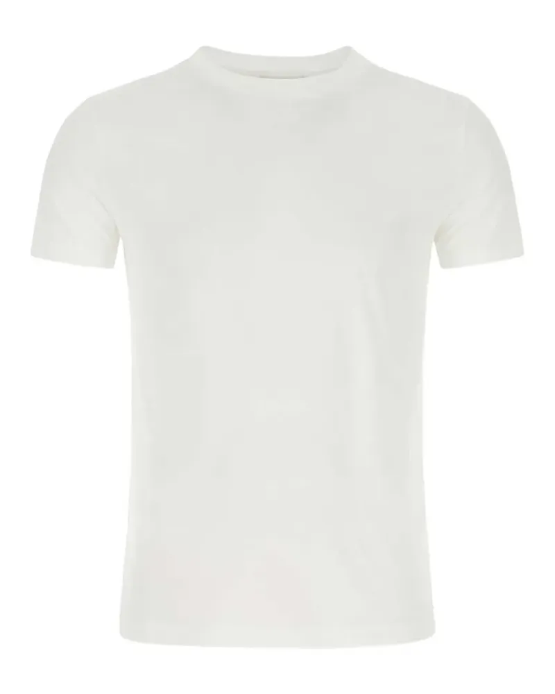 Prada T-Shirts mit Logo-Patch (3er-Set) - Weiß Weiß