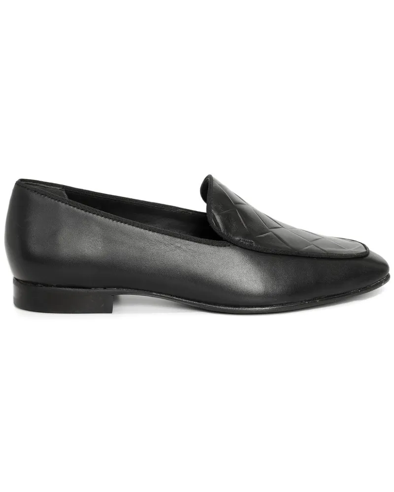 Sarah Chofakian Loafer mit Prägung - Schwarz Schwarz
