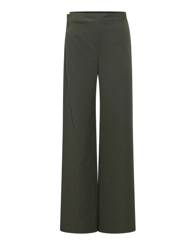 MSGM wide-leg tailored trousers - Grün Grün