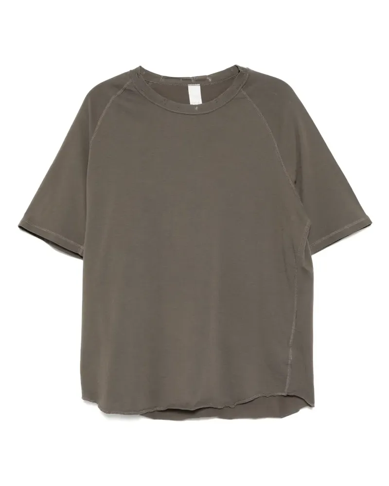 ATTACHMENT T-Shirt in Distressed-Optik - Grau Grau