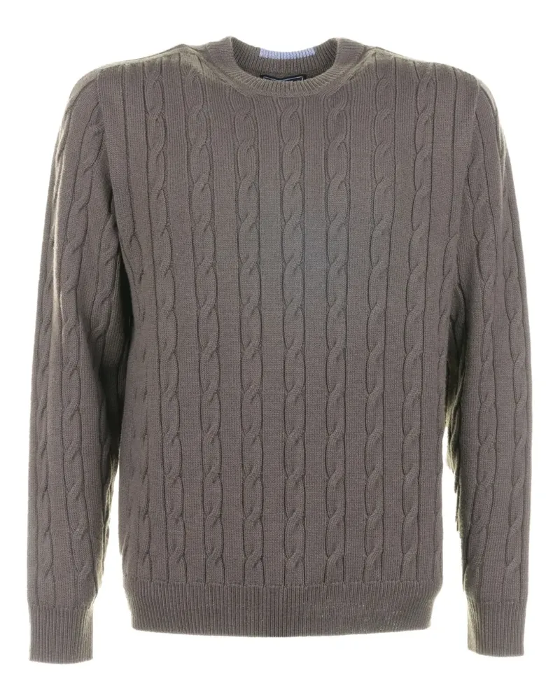 Peserico cable-knit sweater - Grau Grau
