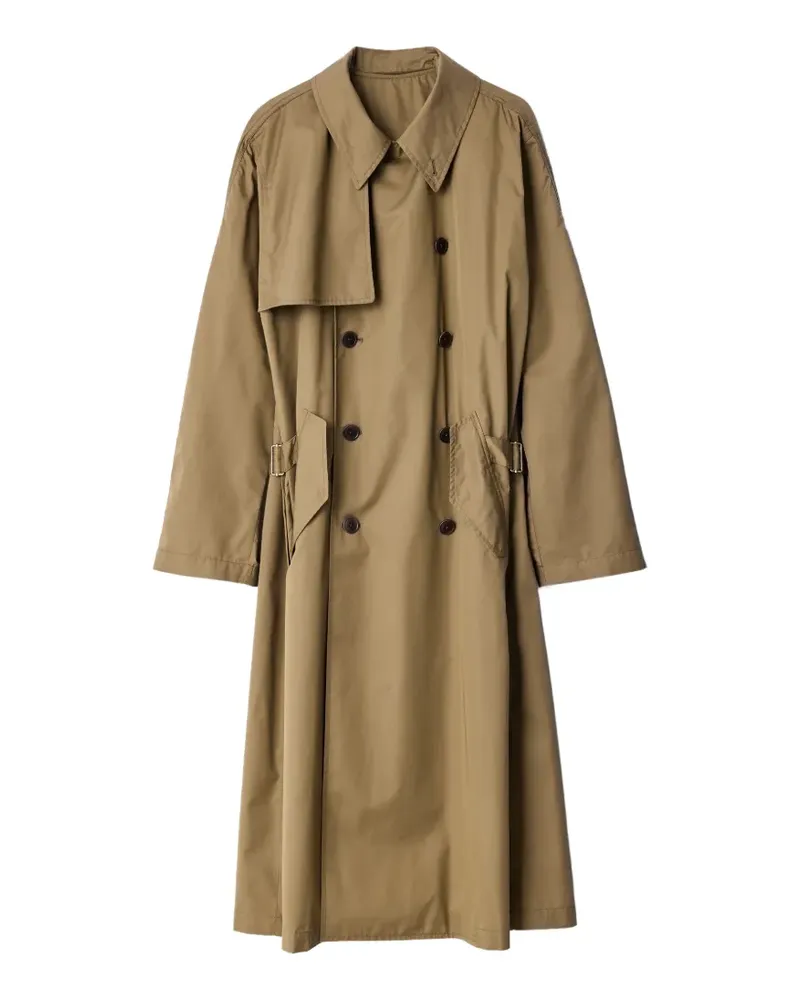 Christophe Lemaire Leichter Trenchcoat aus wasserabweisendem Baumwoll-Gabardine - Braun Braun