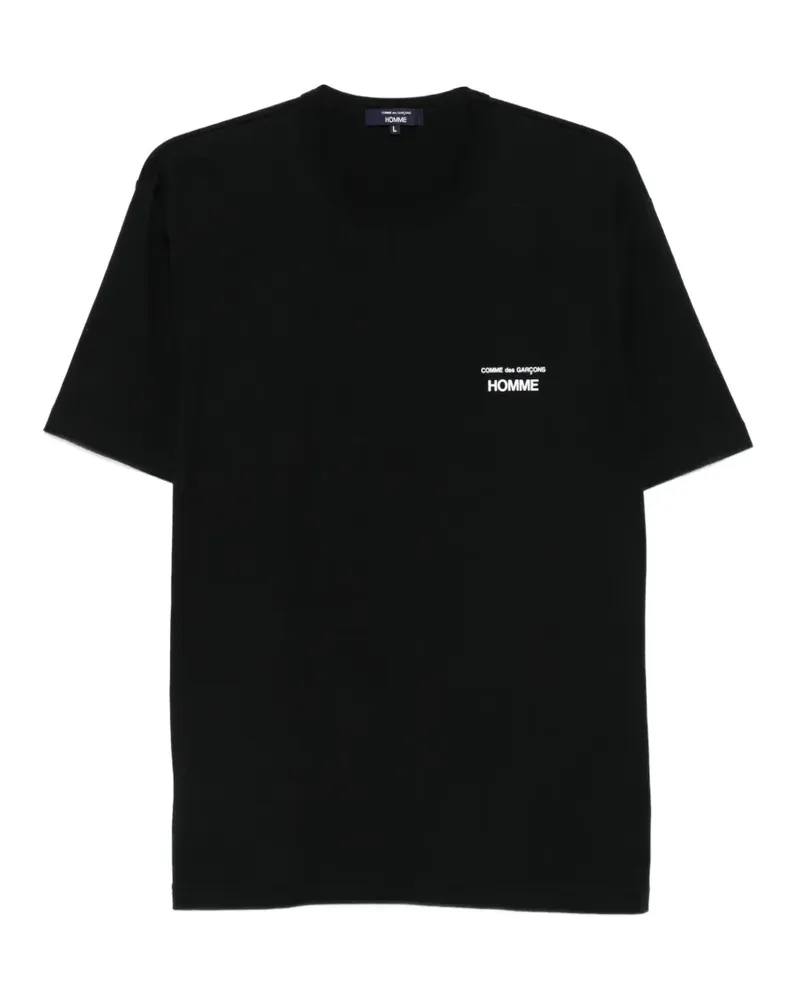 Comme des Garçons T-Shirt mit Logo-Print - Schwarz Schwarz