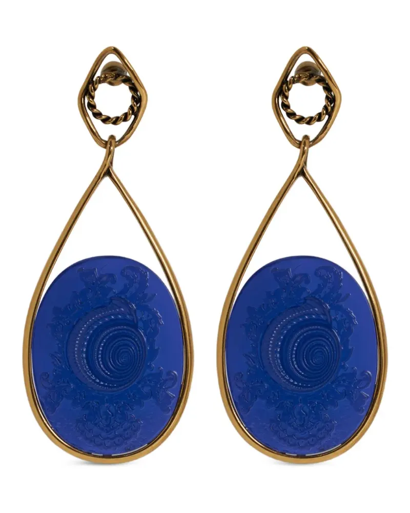 Etro Ohrringe mit Cameo-Muschel - Gold Gold