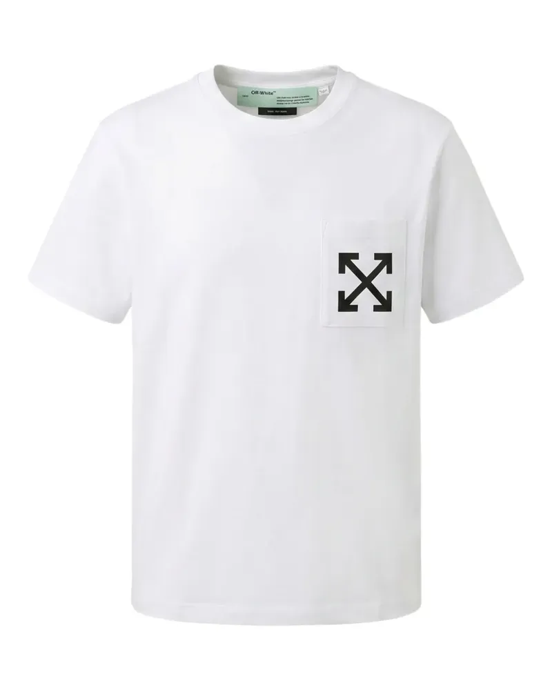 OFF-WHITE T-Shirt mit Pfeil-Print - Weiß Weiß