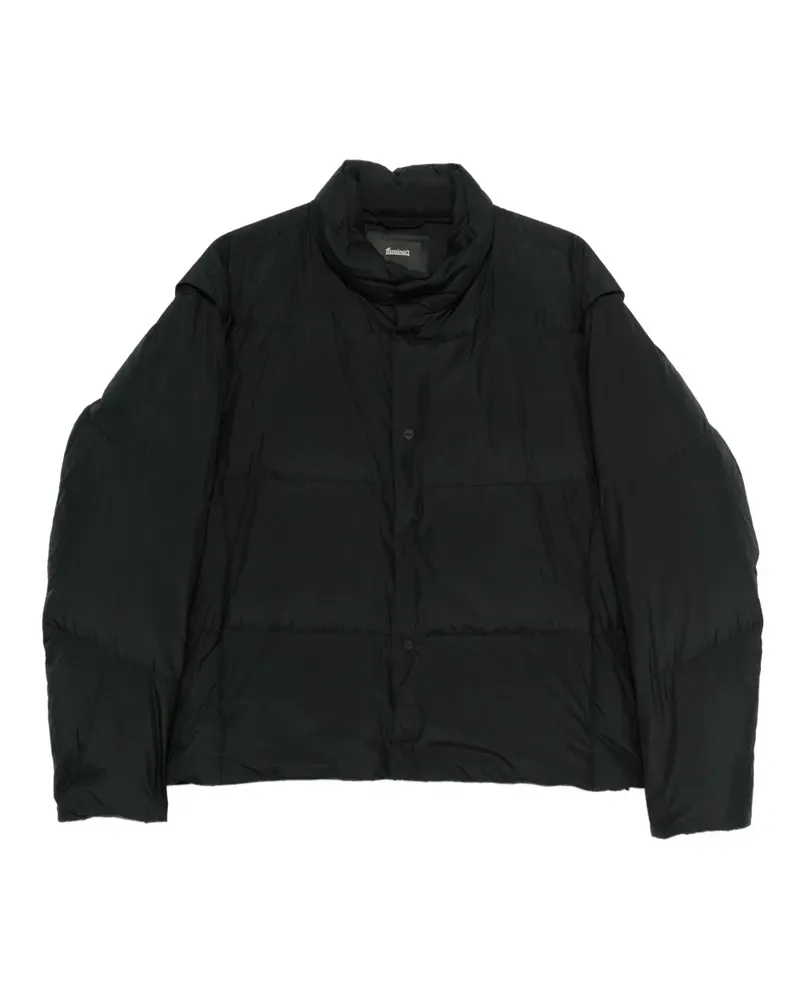 Herno Gesteppte Jacke mit Stehkragen - Schwarz Schwarz