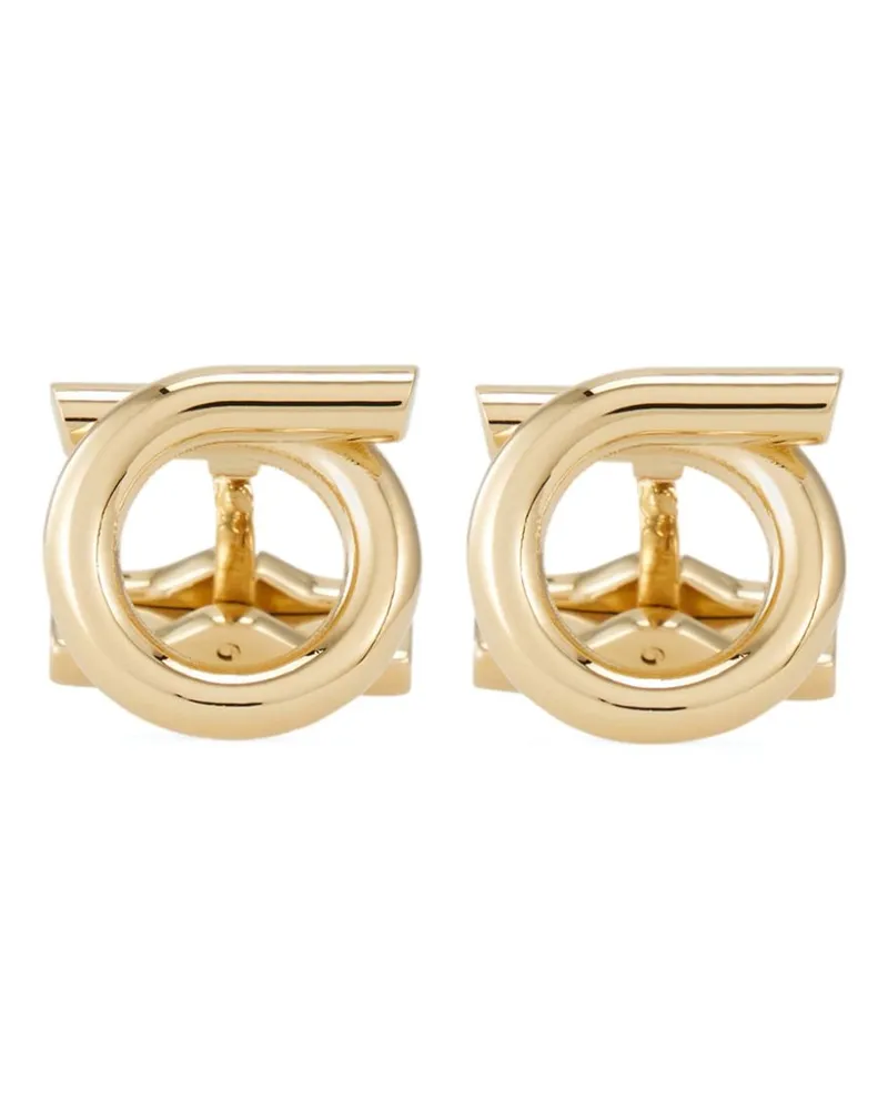 Ferragamo Manschettenknöpfe im Gancini-Design - Gold Gold
