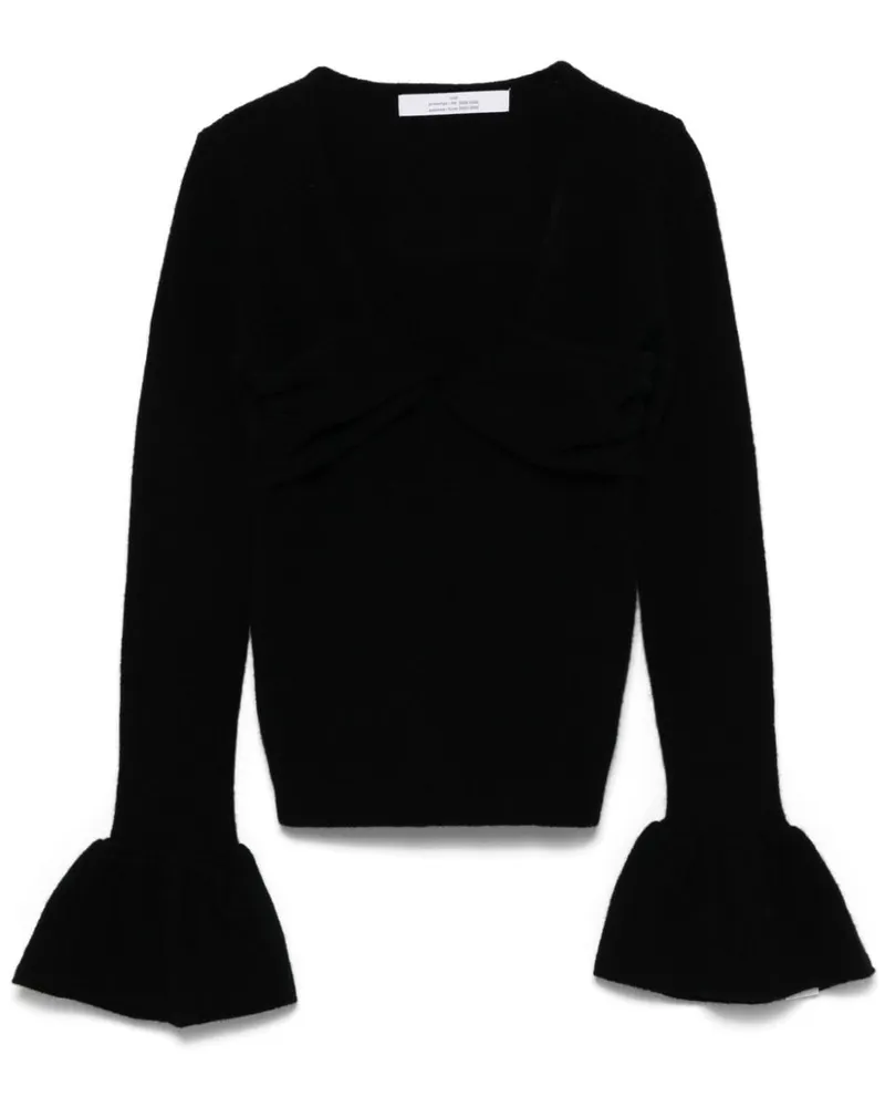 Rokh Gestrickter Pullover - Schwarz Schwarz