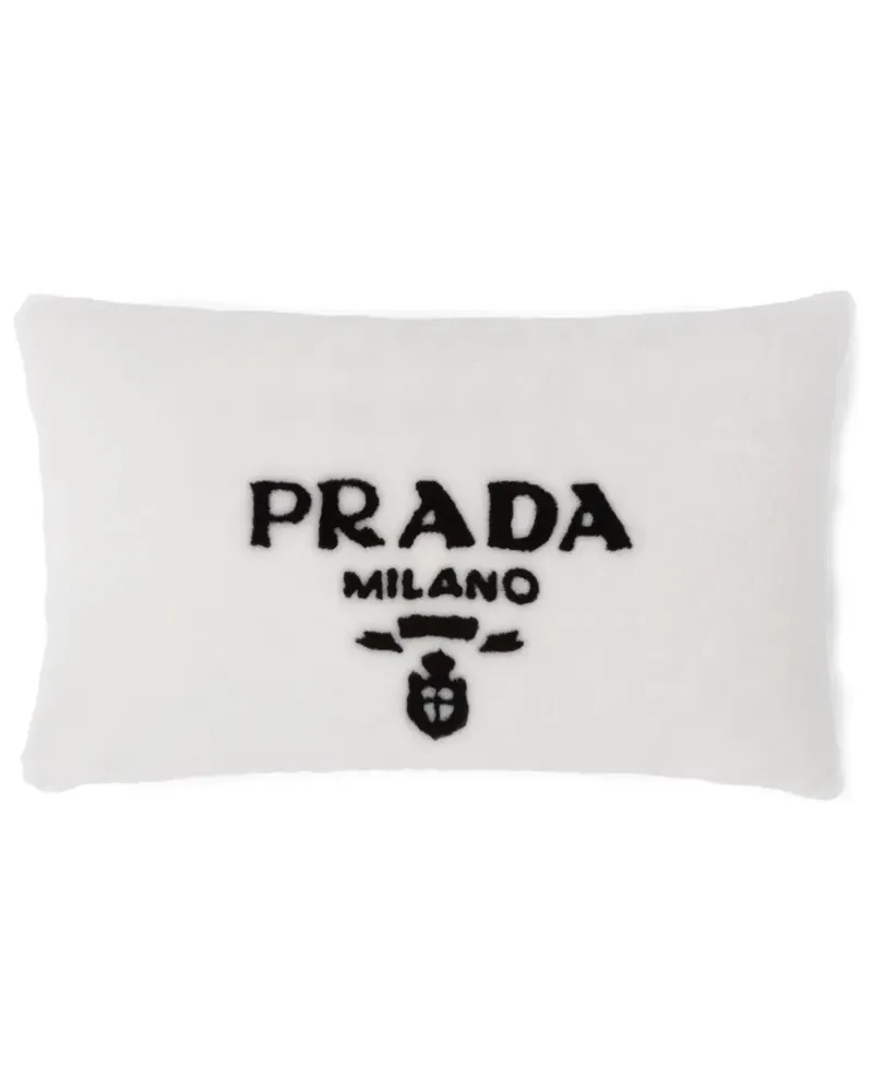 Prada Kissen aus Schafsleder - Weiß Weiß
