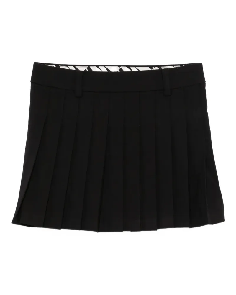 WRSTBHVR Nuria pleated mini skirt - Schwarz Schwarz