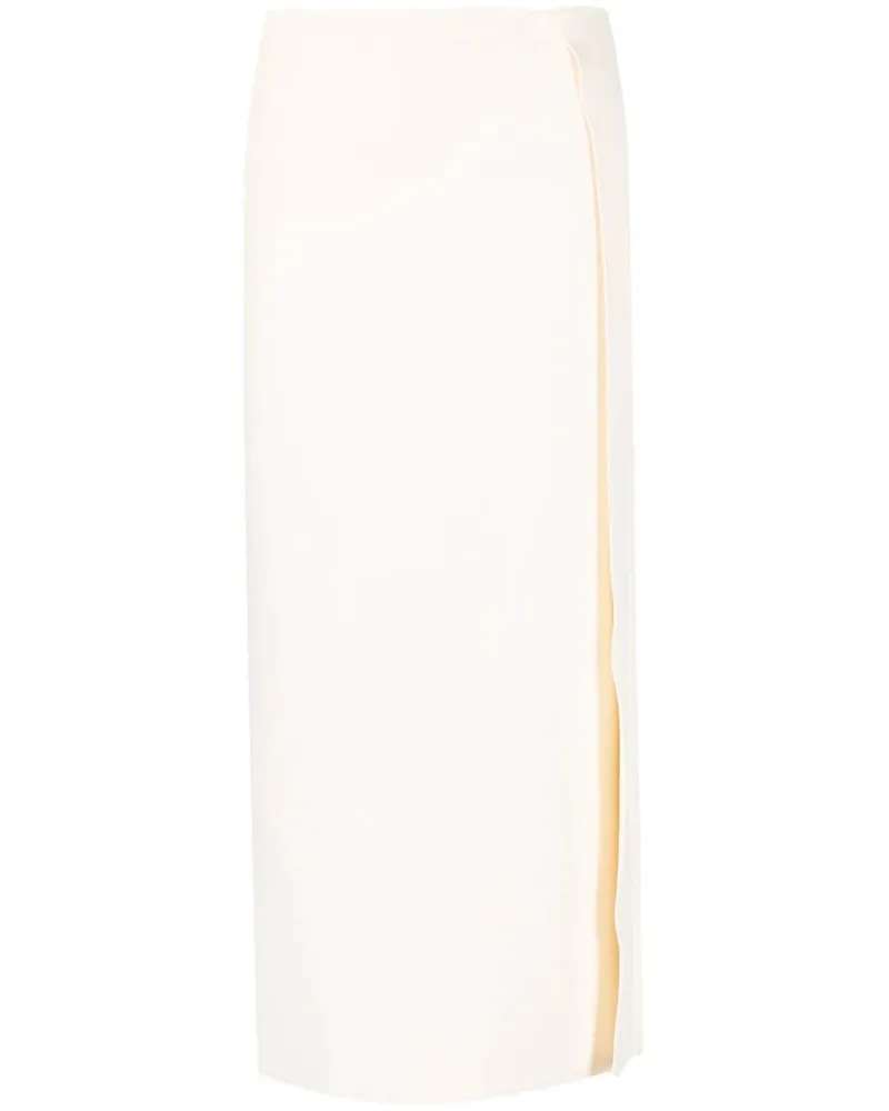 Jil Sander Gewickelter Midirock - Nude Nude