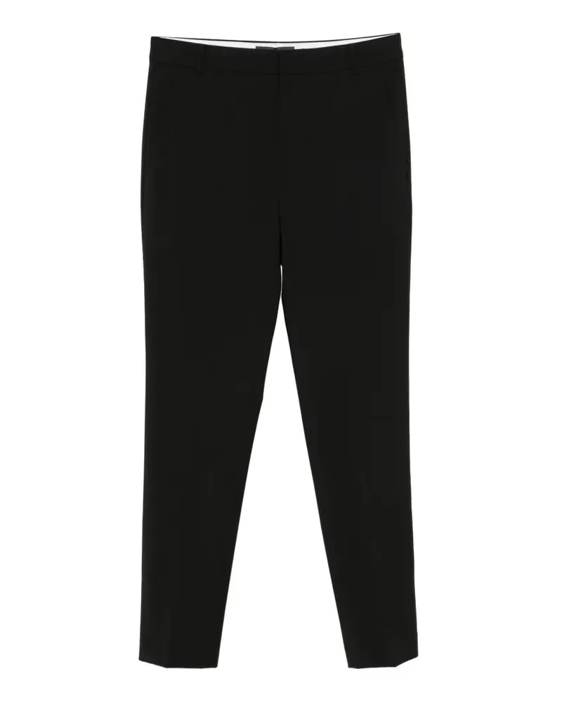 tibi Klassische Slim-Fit-Hose - Schwarz Schwarz
